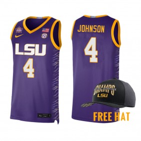 Flau'jae Johnson LSU Tigers Purple 2023 NCAA Women's Basketball National Champions Jersey